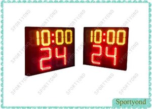 Electronic Basketball Shot Clock Game Time and 24 Seconds