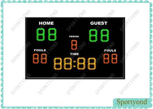 Outdoor Soccer Rugby Electronic Scoreboard