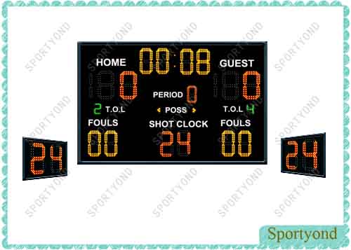 Basketball Courts Equipment Scoreboards & Timers