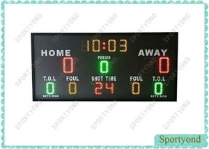 Digital Electronic Scoreboards for Basketball and Volleyball