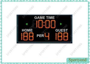 High School Basketball Korfball Court Scoreboard