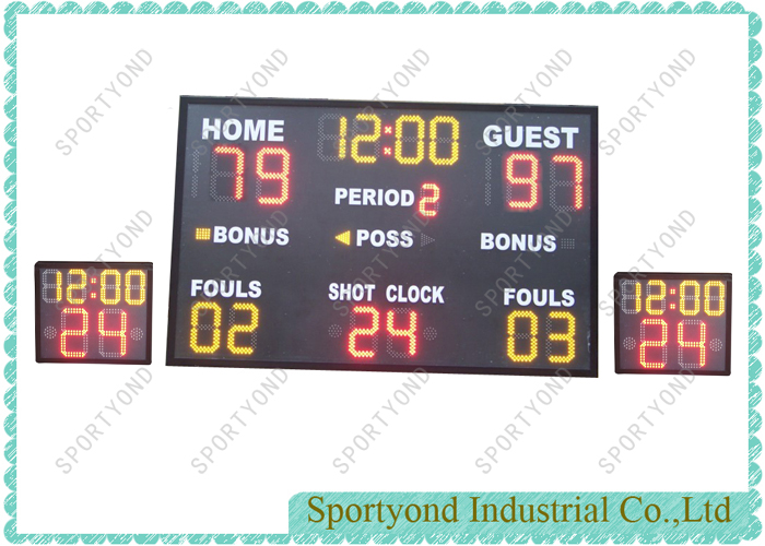 Wireless Basketball Scoreboard and Shot Clock