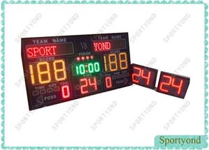 Electronic Basketball Scoreboard and Shot Clock