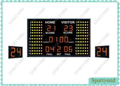 Electronics scoreboards and Shot Clock for Basketball