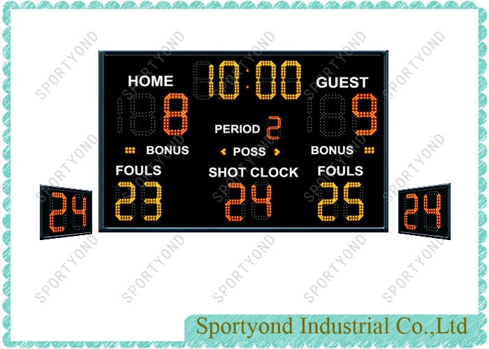 Outdoor and Indoor Electronic Scoreboard and Shot Clock for Basketball Match