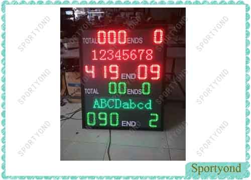 LED Digital Lawn Bowling Scoreboard Display