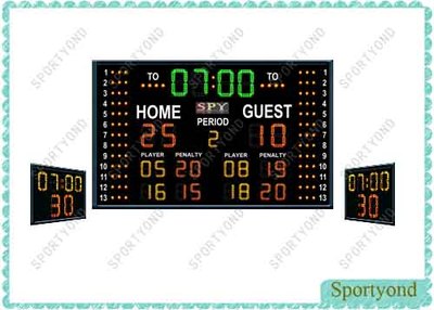 Electronic Water Polo Scoreboard and Shot Clock