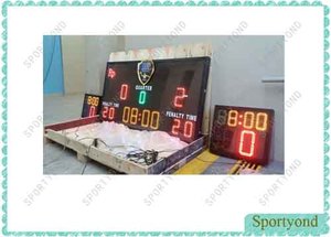 Electronic Digital Scoreboard and Shot Timer for Water Polo Game