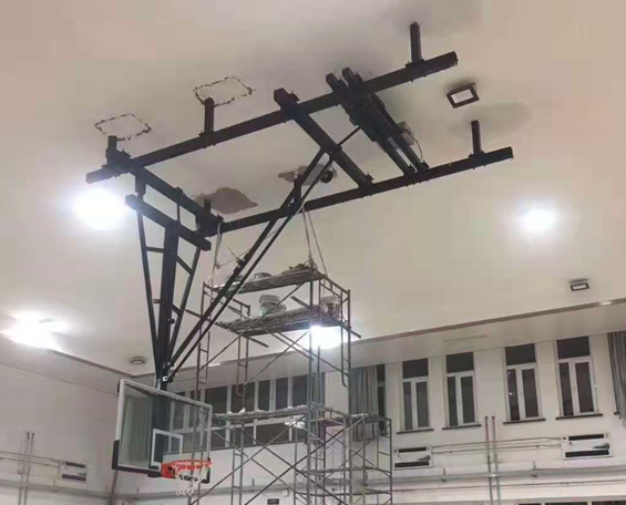 Electric Folding Ceiling Hung Basketball Backstop.png